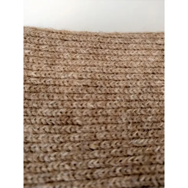 "Camelia" Camel, Wool, Cotton & Hemp Socks Size 38-39 (US 7-8)