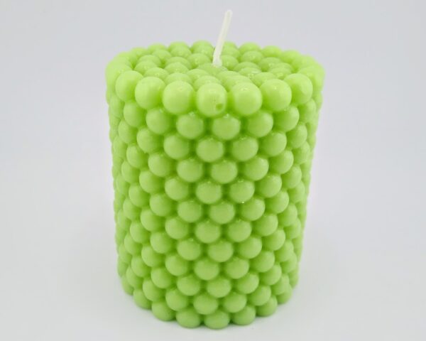 Large Bubble Pillar Candle