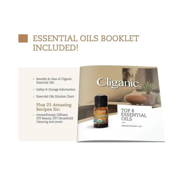 Organic Essential Oils Set (8) by Cliganic