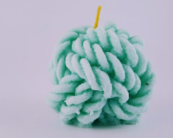 Yarn Ball Molded Candle