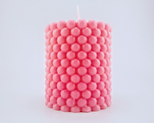 Large Bubble Pillar Candle