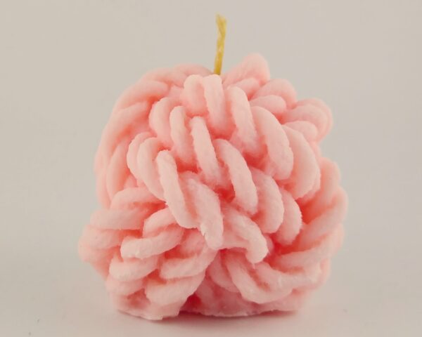 Yarn Ball Molded Candle