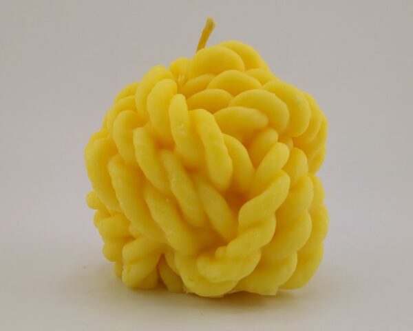 Yarn Ball Molded Candle