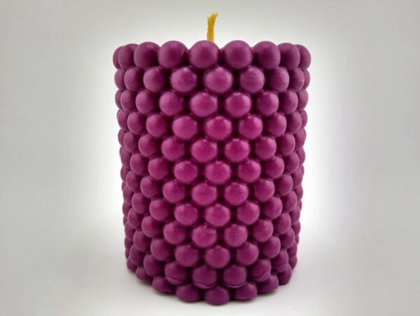 Large Bubble Pillar Candle