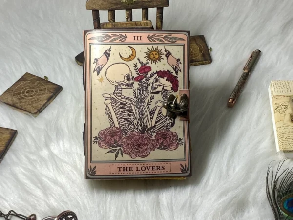 The Lovers Vintage Leather Journal