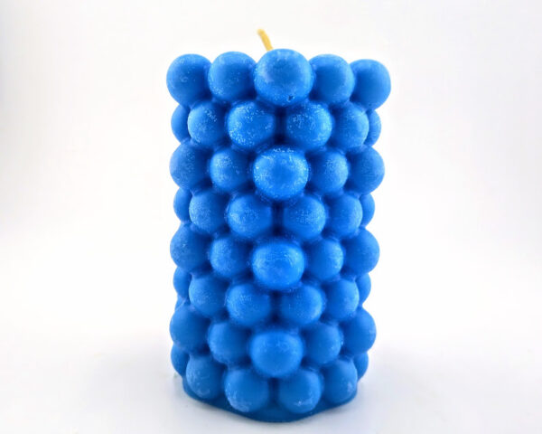 Hexagonal Bubble Pillar Candle