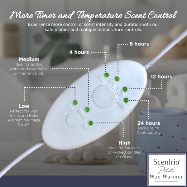 Scentrio® Petite Wax Warmer - Blue Gourd
