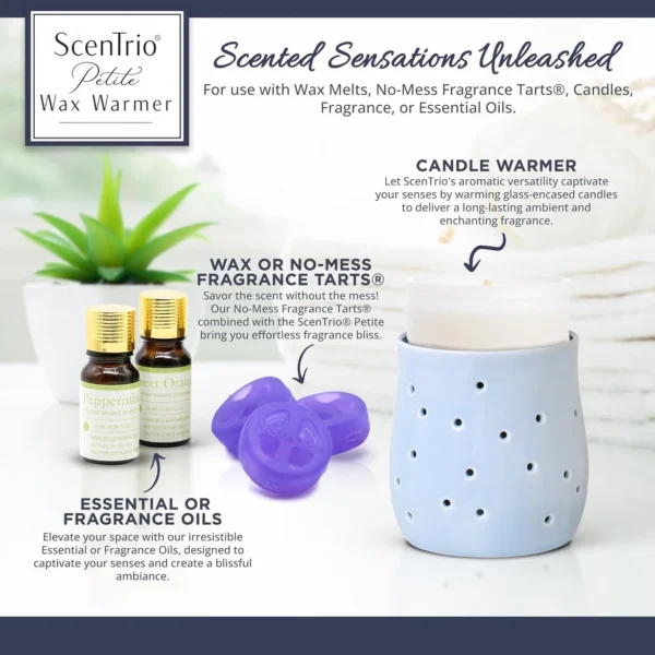 Scentrio® Petite Wax Warmer - Blue Gourd