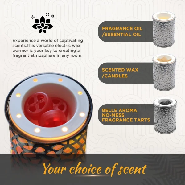Scentrio® Tabletop Electric Wax Warmer
