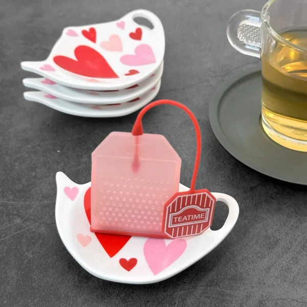 Melamine Tea Bag Holders (Set of 4)