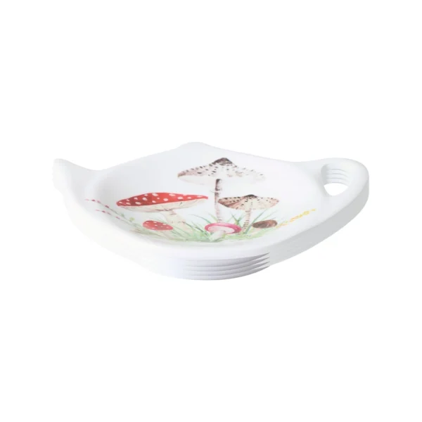 Melamine Tea Bag Holders (Set of 4)