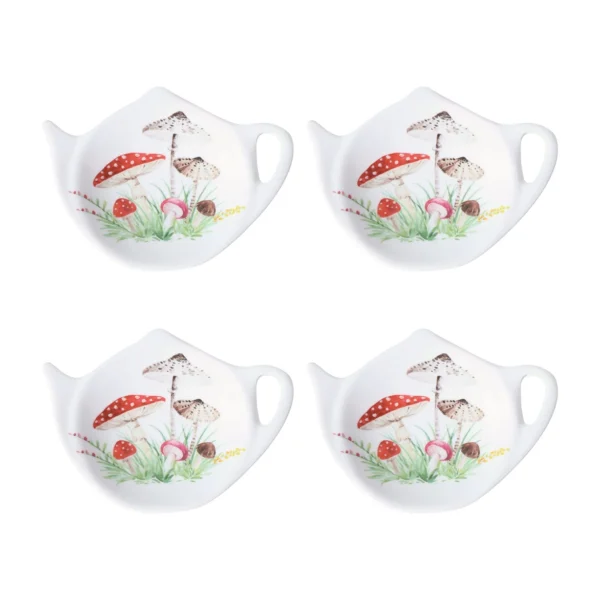 Melamine Tea Bag Holders (Set of 4)
