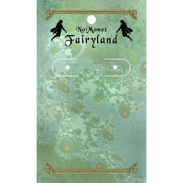 Fairyland: Birds Shooing Cats On Coral or Pearl Earrings