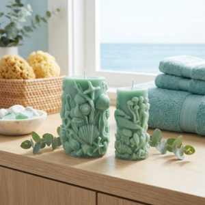 Oceanica Spa Pillar Candles